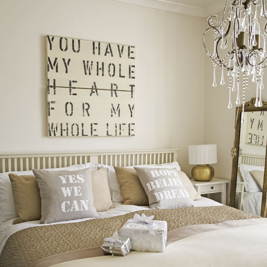 Romantic Bedroom Typography   Love Canvases from Box Brownie Trading