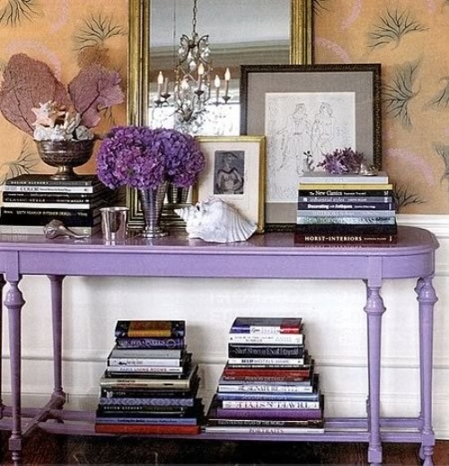 lavender table